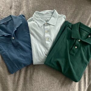 J Crew Men’s collared polo shirts